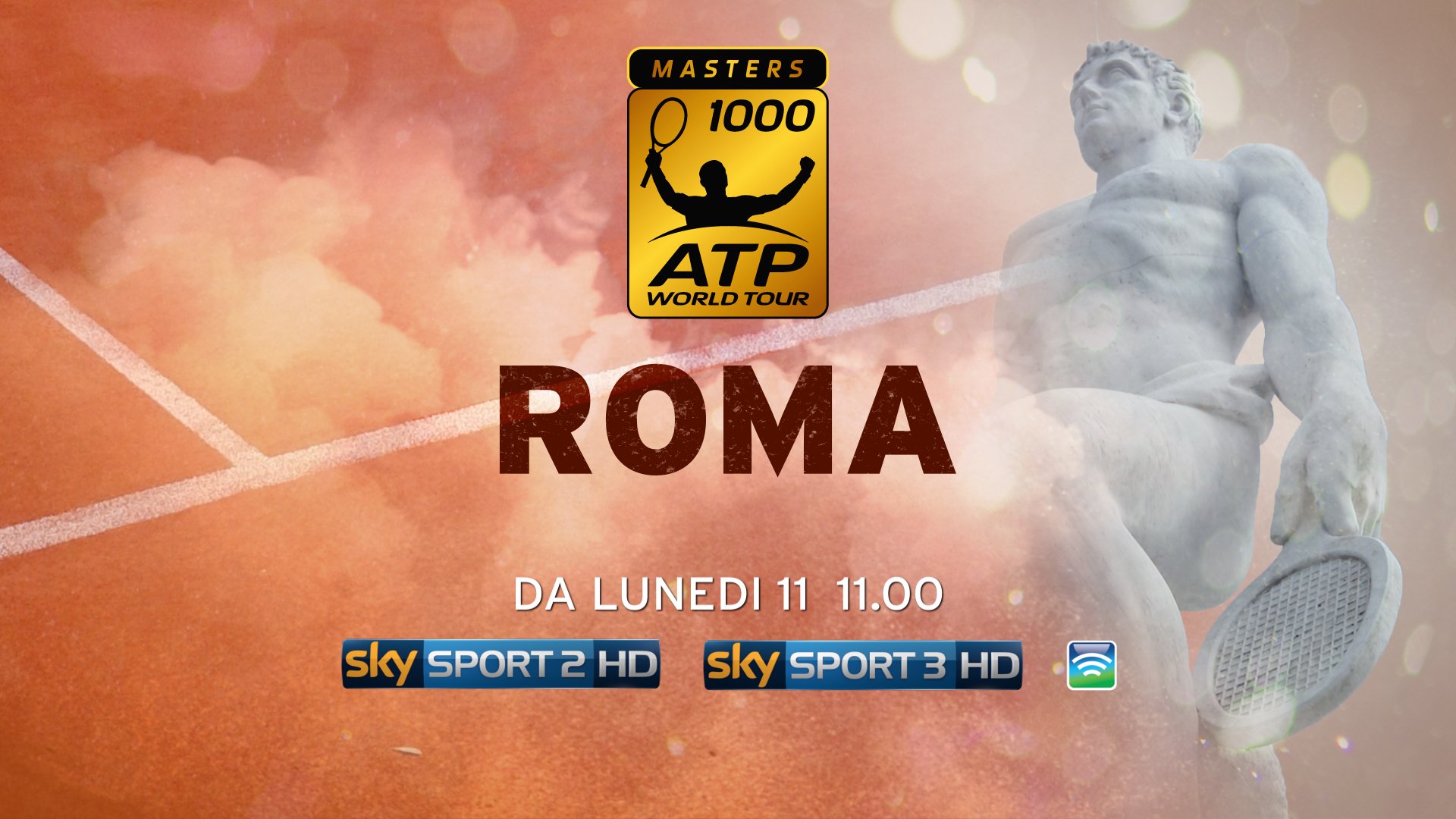 SKY Italia ATP Master 1000 Roma promo TV