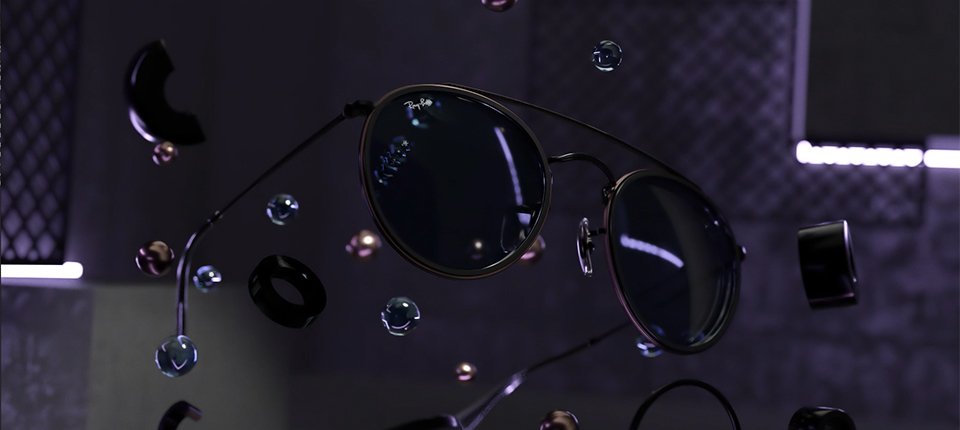 scena di 3D motion design animazione