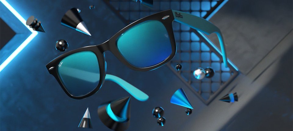 frame di 3D motion design animazione