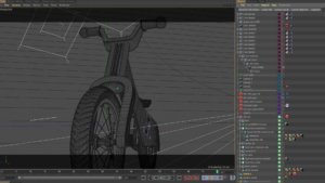area di lavoro in cinema 4D