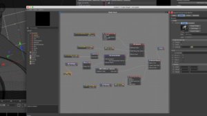 nodi degli shader 3D usati per l' animazione di Rumble