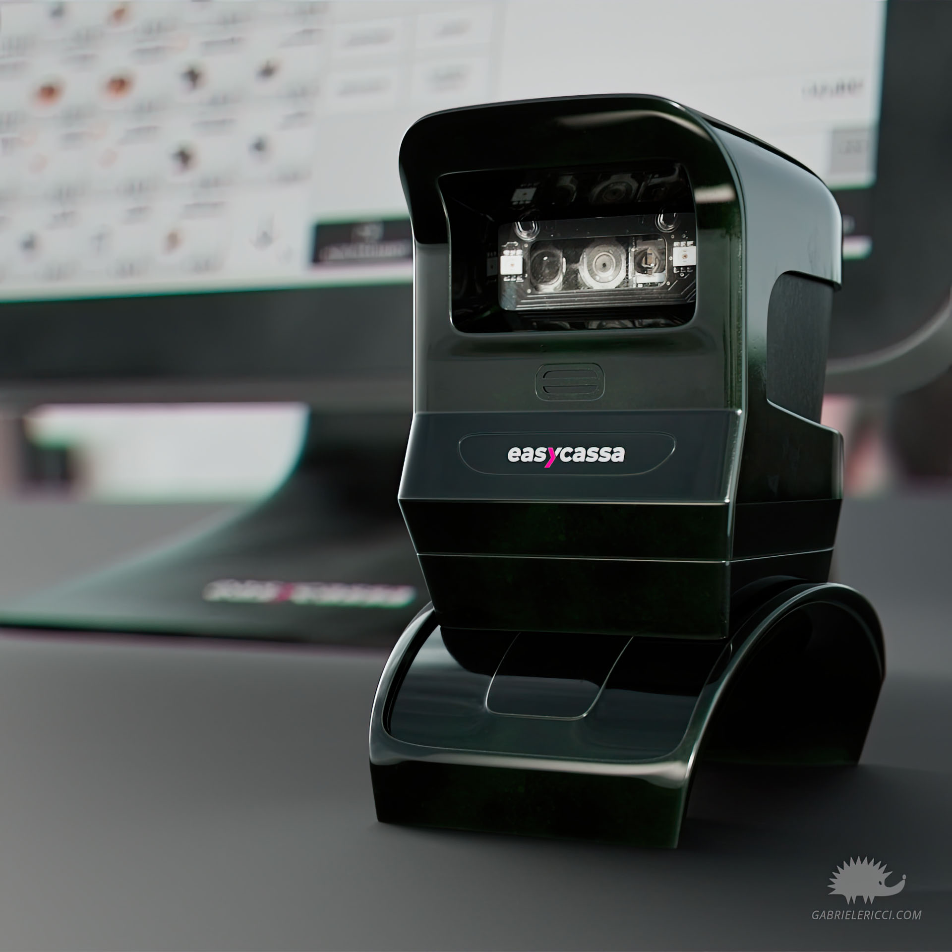 rendering 3D per video di digital marketing