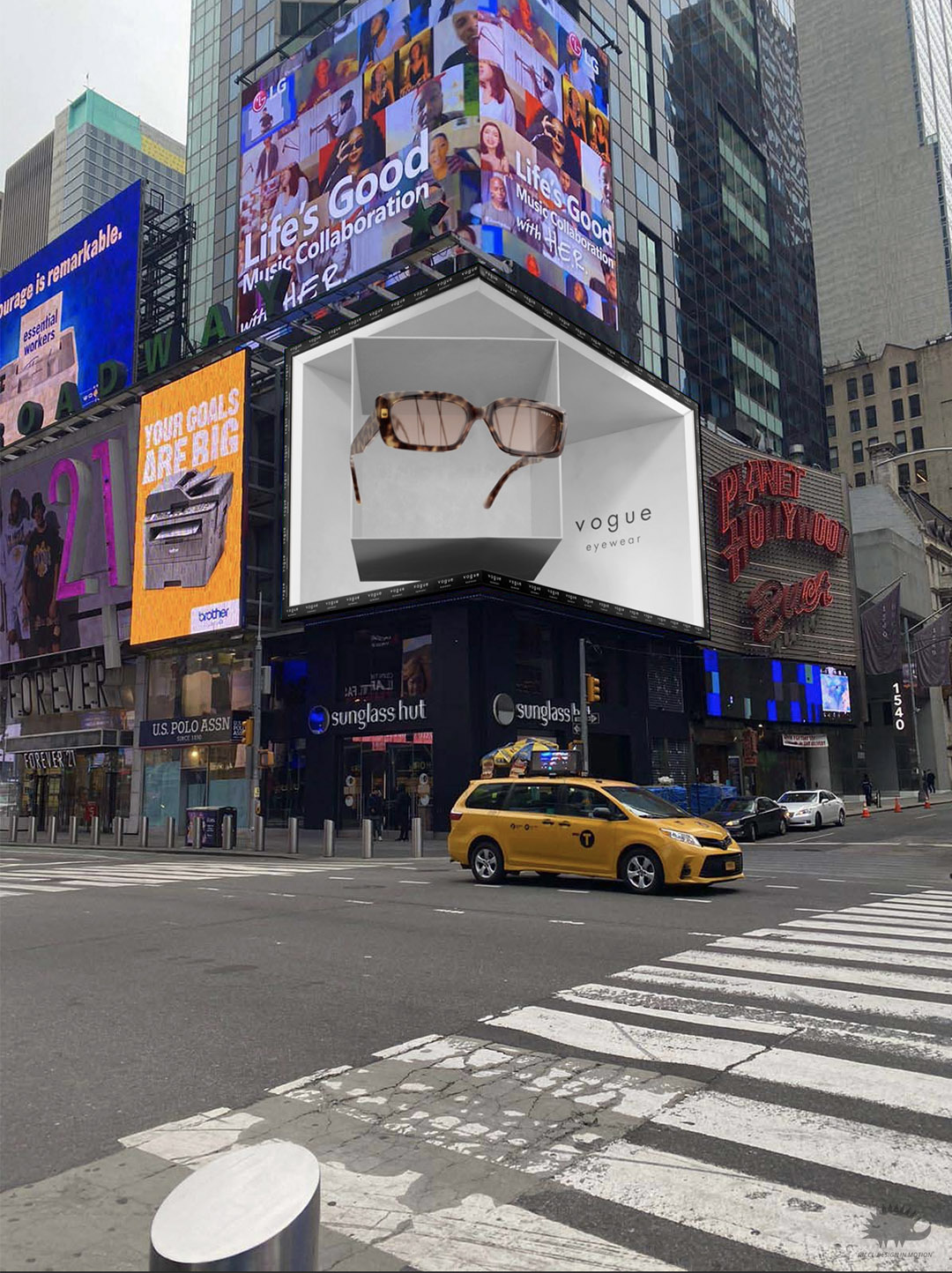 Interactive Billboard in Times Square, Forever21 on Behance