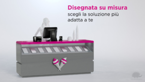 rendering 3D per video di digital marketing