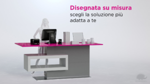 rendering 3D per video di digital marketing