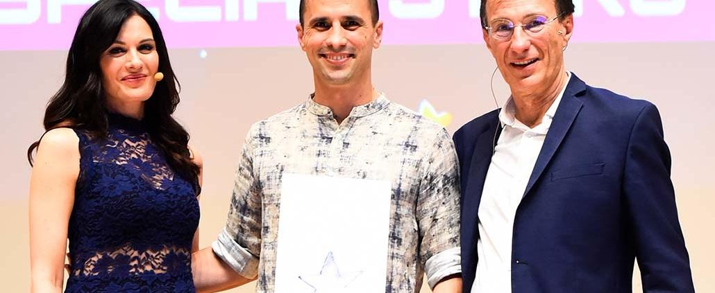 premiazione di ricci gabriele per la direzione creativa