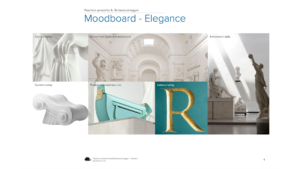 moodboard for the 3D video promo