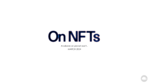 on nfts video taschen in collaborazione con il partner professionale freelance Gabriele Ricci